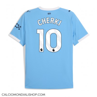 Maglie da calcio Manchester City Rayan Cherki #10 Prima Maglia 2025-26 Manica Corta Maglie da calcio Manchester City Rayan Cherki #10 Prima Maglia 2025-26 Manica Corta